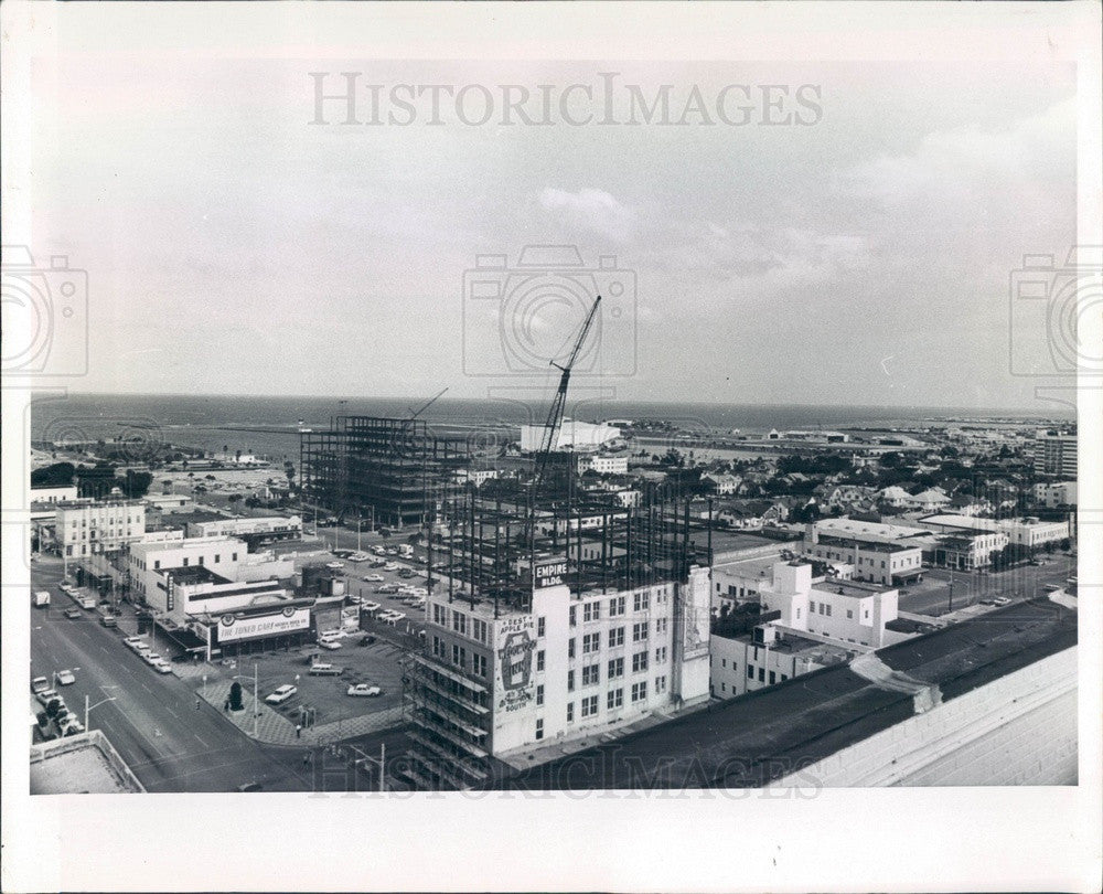 1966 St Petersburg, Florida Skyline Press Photo - Historic Images