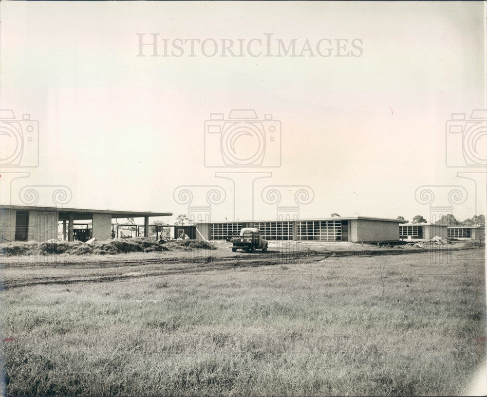 1959 Manatee County, Florida Southeast Jr High School Construction Press Photo - Historic Images