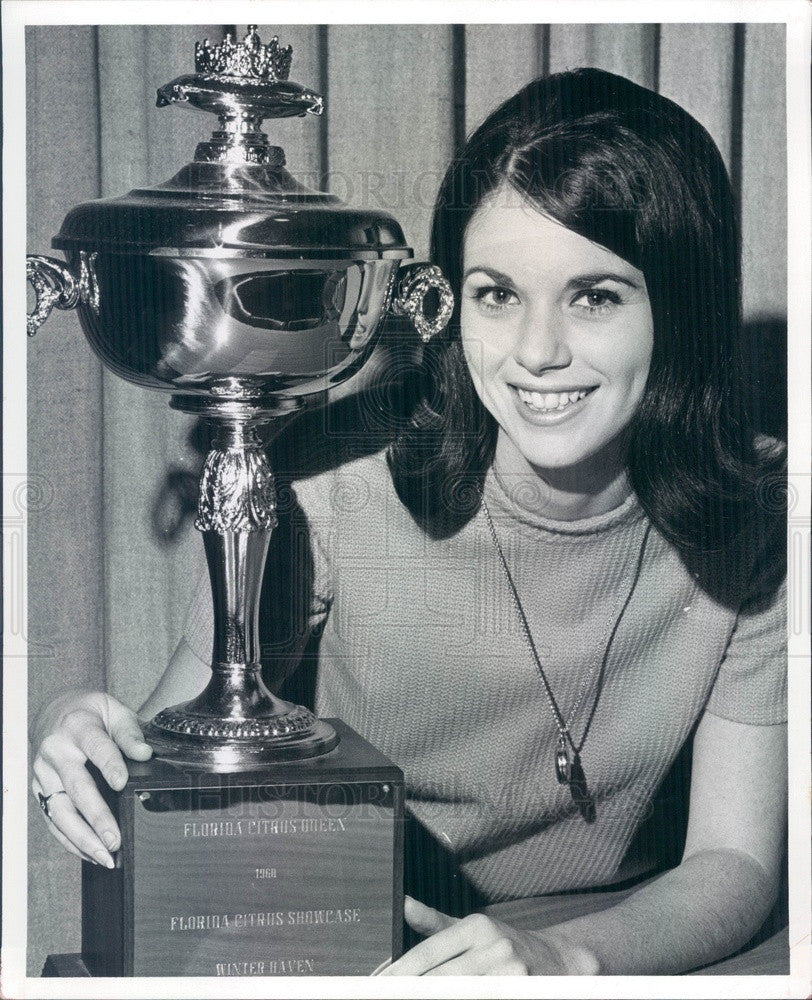 1968 Florida Citrus Queen 1968 Lynne Allen Press Photo - Historic Images