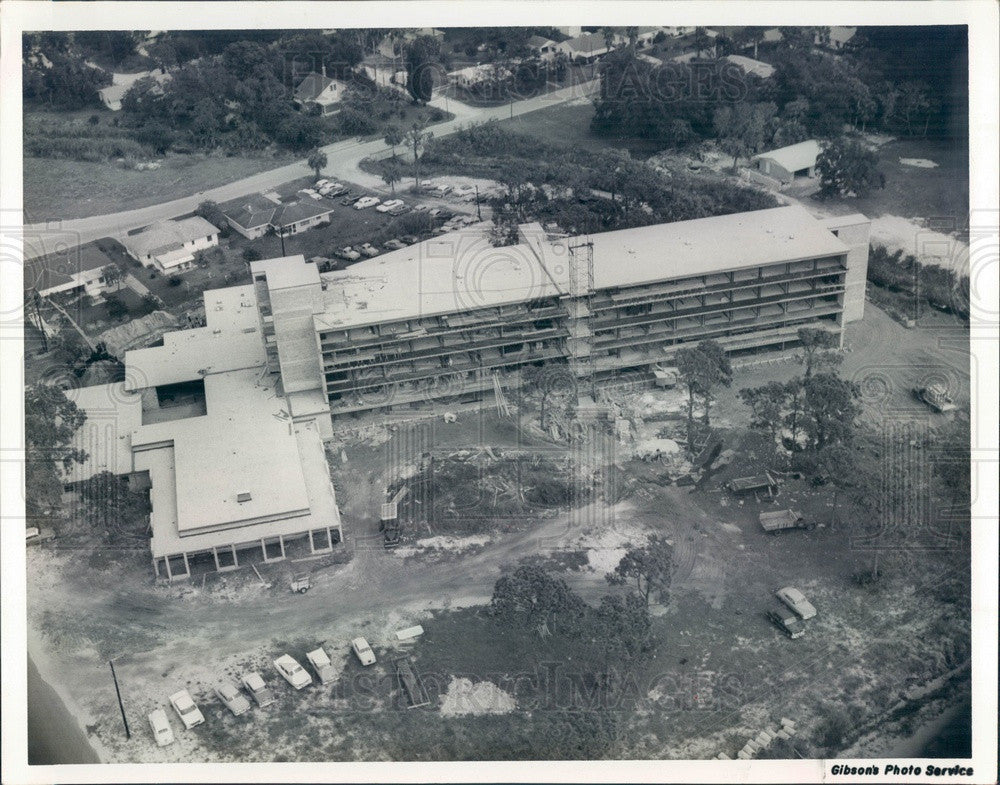 1960 Bradenton, Florida Presbyterian Retirement Home Construction Press Photo - Historic Images