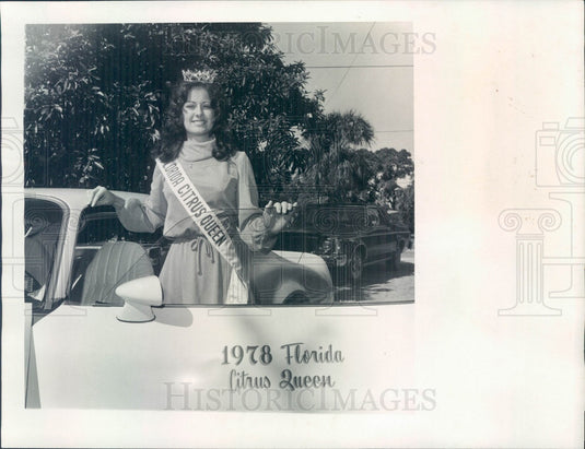 1978 Florida Citrus Queen 1978 Lisa Lyon Press Photo - Historic Images