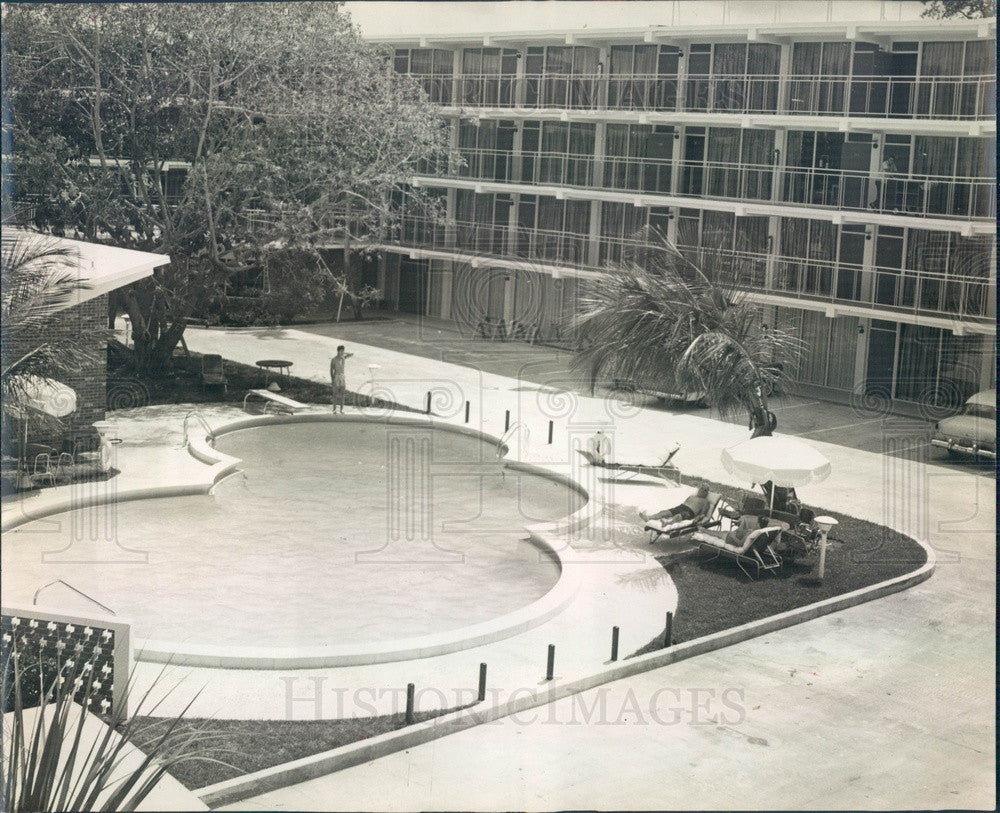 Undated Bradenton, Florida Cabana Motel Press Photo - Historic Images