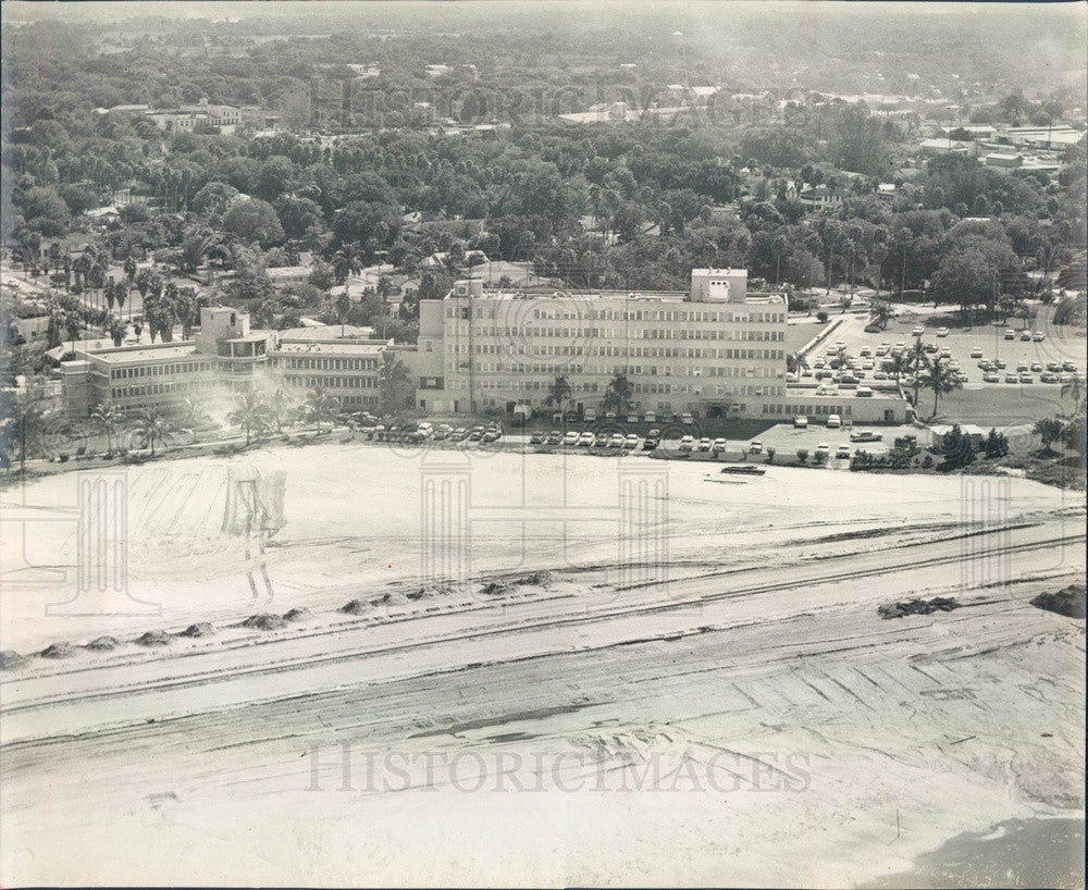 1957 Bradenton, Florida Veterans Memorial Hospital Press Photo - Historic Images