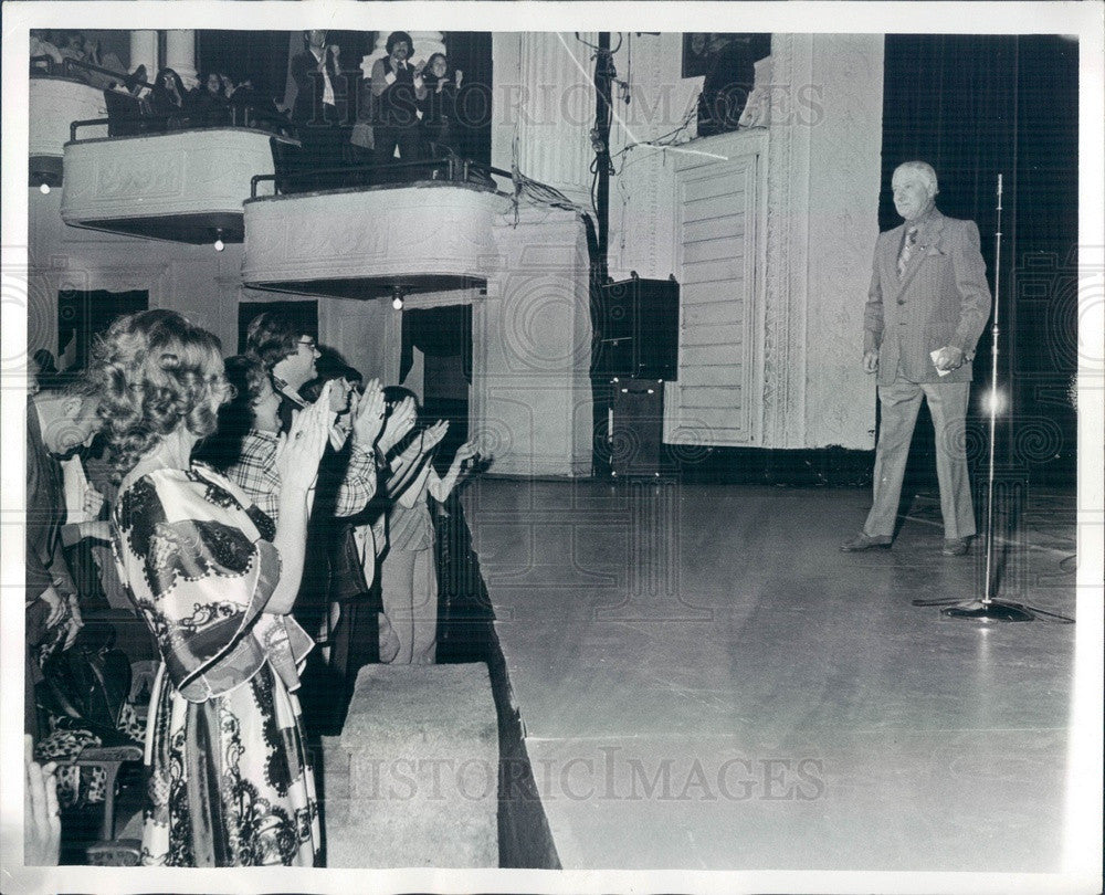 1976 Boston, MA Police Patrol Assn Vaudeville, George Jessel Press Photo - Historic Images