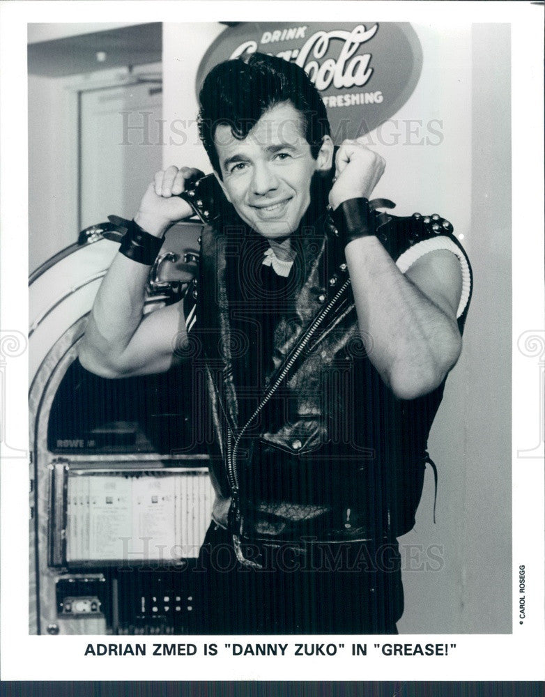 1995 Hollywood Actor Adrian Zmed Press Photo - Historic Images