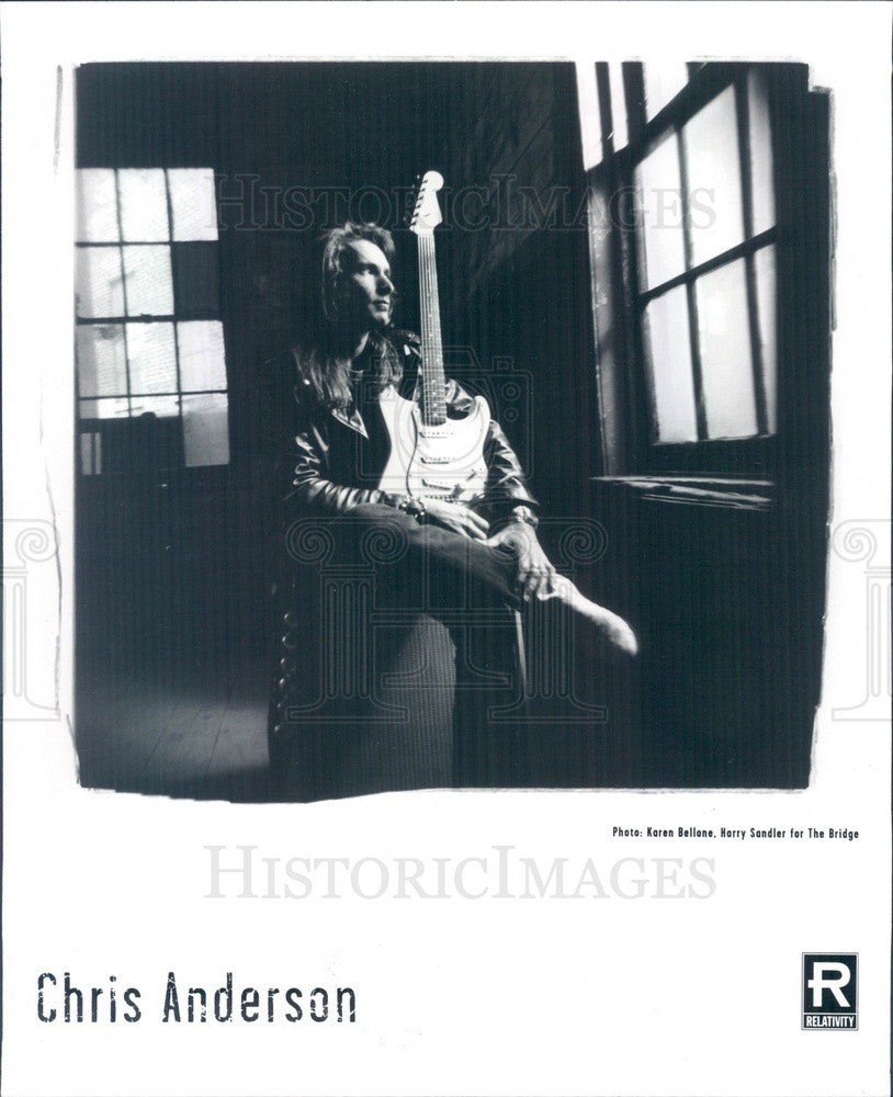 1995 Musician Chris Anderson Press Photo - Historic Images