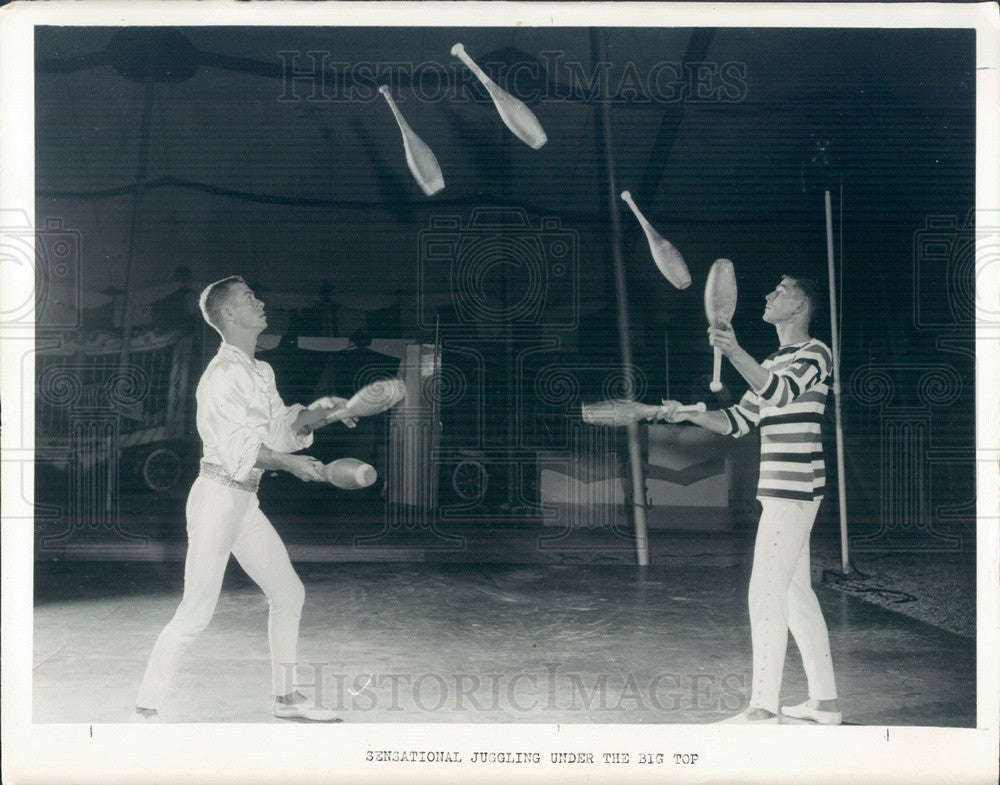 1965 Florida State University Student Circus, Jugglers Press Photo - Historic Images