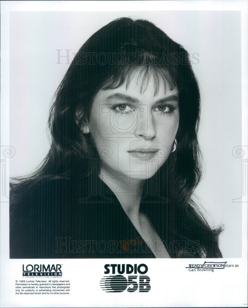 1989 Canadian Actress/Producer Wendy Crewson Press Photo - Historic Images