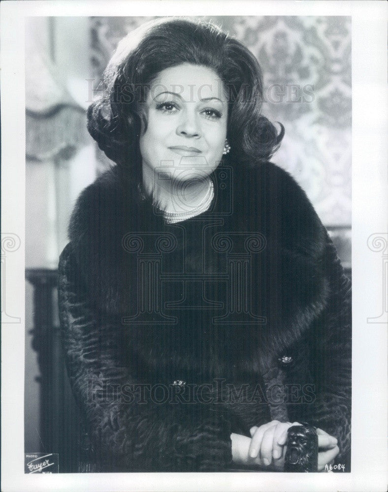 Undated Italian Opera Singer Fiorenza Cossotto Press Photo - Historic Images