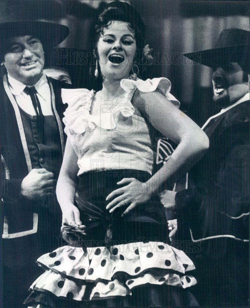1973 Romanian-French Opera Singer Viorica cortez Press Photo - Historic Images