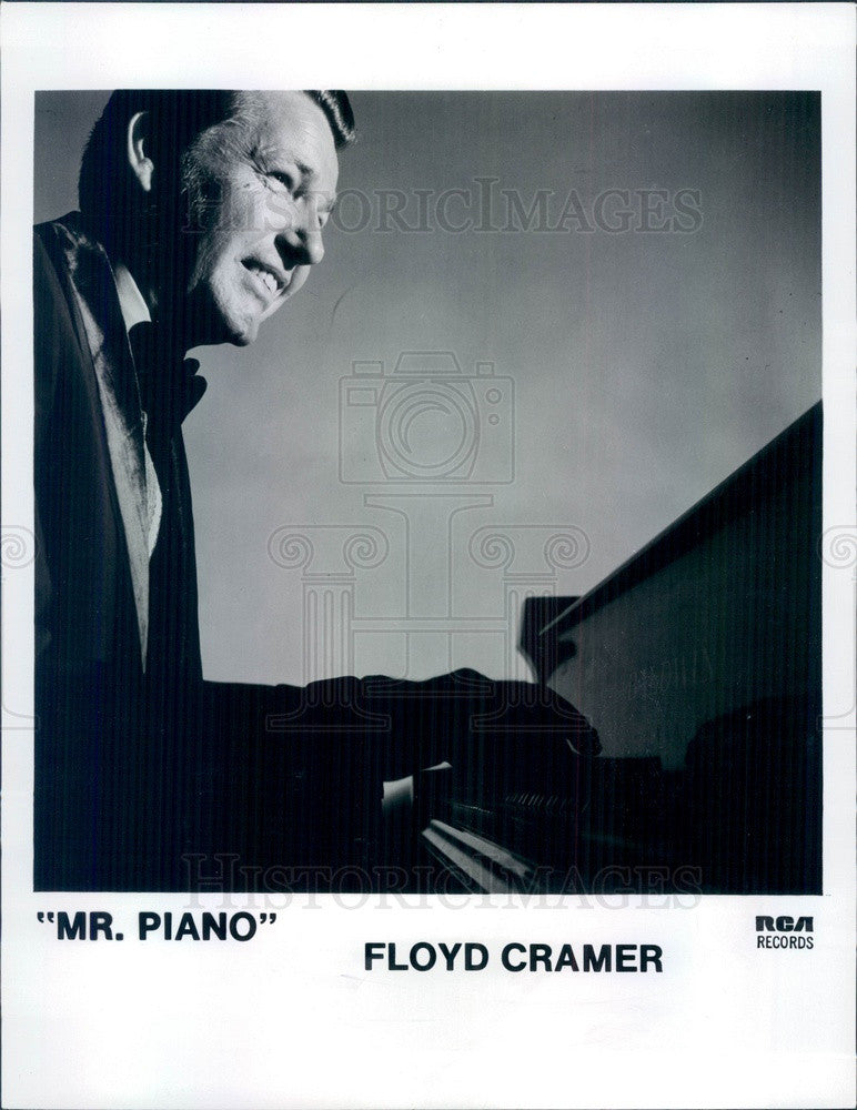 1972 American Pianist Floyd Cramer Mr Piano Press Photo - Historic Images