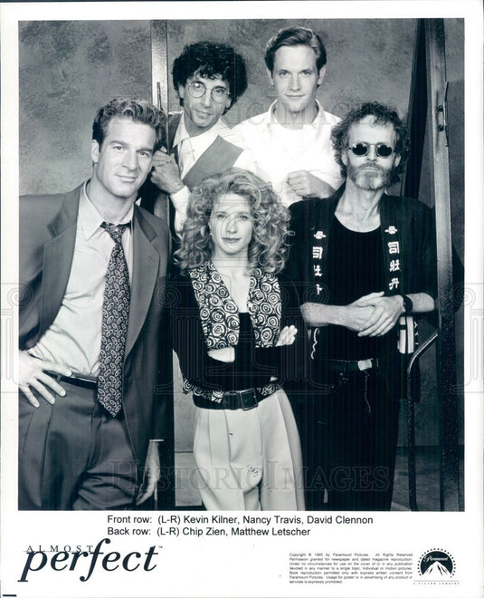 1995 Actors Kevin Kilner/Nancy Travis/Chip Zien/D Clennon/M Letscher Press Photo - Historic Images