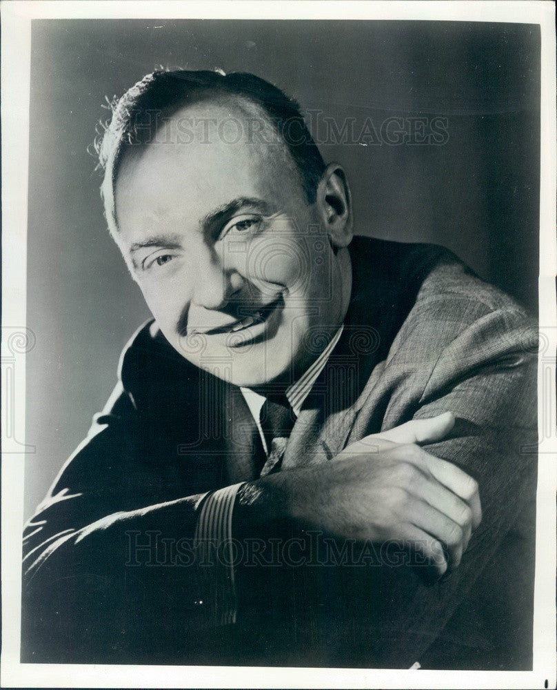 1966 American Actor &amp; Playwright Jerome Kilty Press Photo - Historic Images