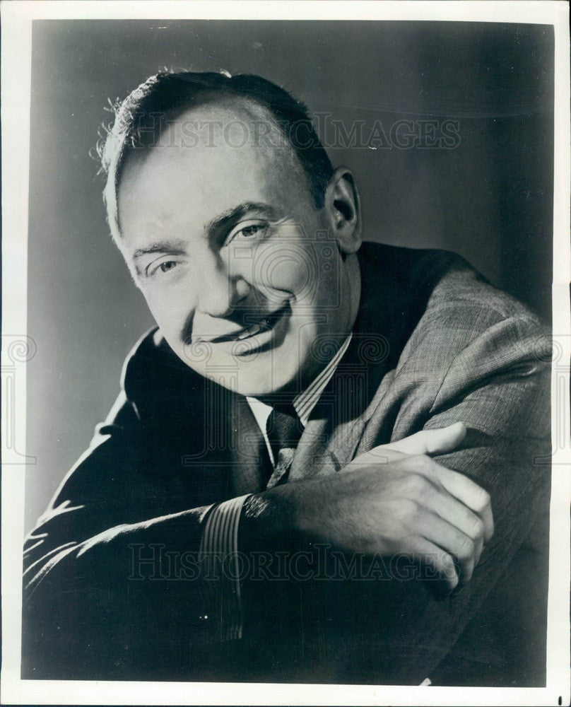 1966 American Actor & Playwright Jerome Kilty Press Photo - Historic Images