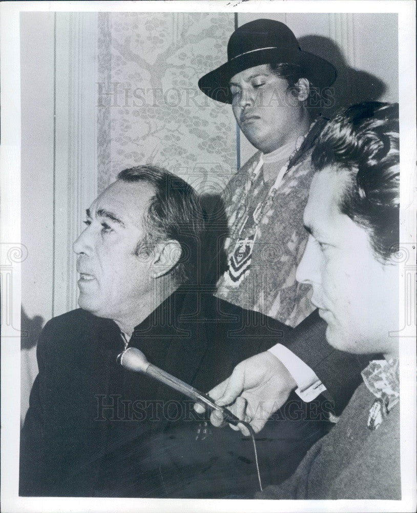 1970 Mexican/American Hollywood Actor Anthony Quinn Press Photo - Historic Images