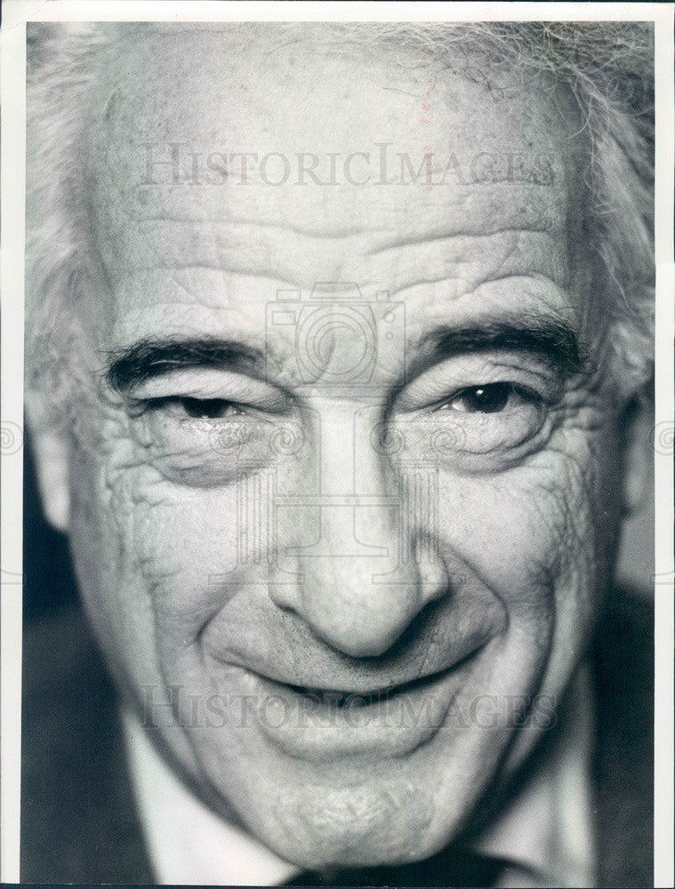 1977 Danish/American Comedian/Musician Victor Borge Press Photo - Historic Images