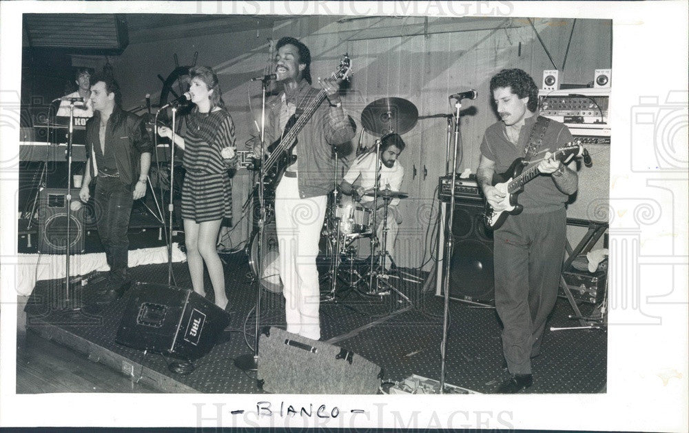 1983 Music Group Blanco Press Photo - Historic Images