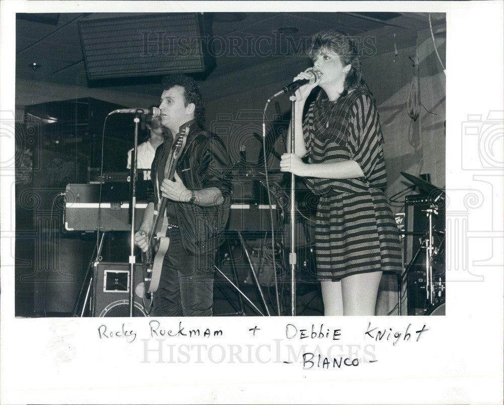 1983 Music Group Blanco Press Photo - Historic Images