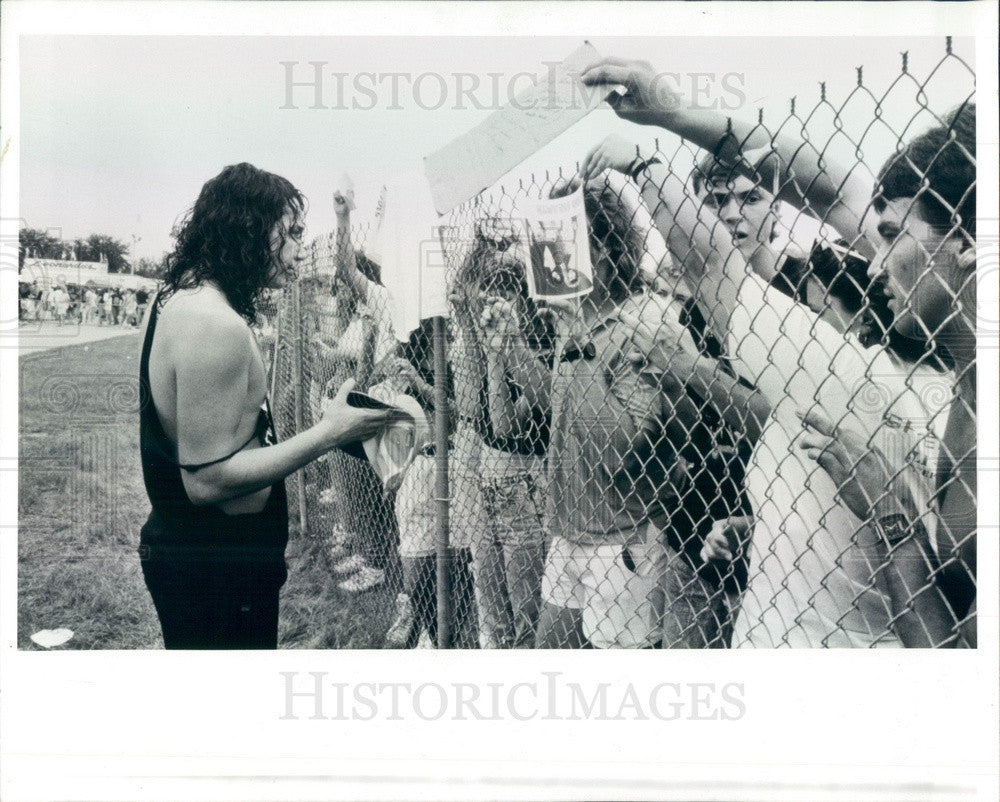 1990 Rock Band The Bleeding Hearts Press Photo - Historic Images