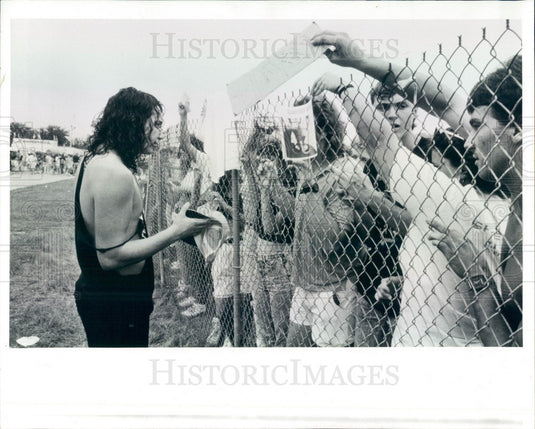 1990 Rock Band The Bleeding Hearts Press Photo - Historic Images