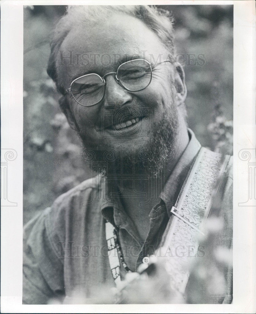 1969 Poet/Singer Ric Masten Press Photo - Historic Images