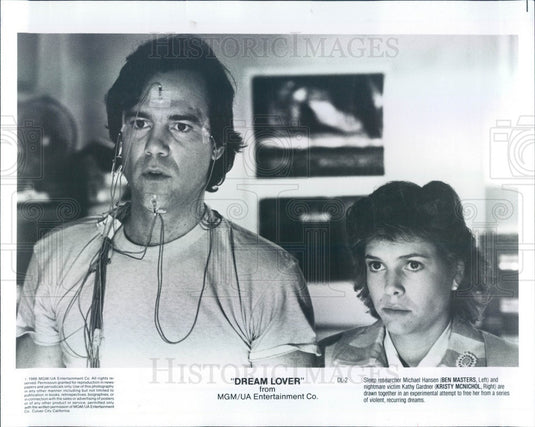1986 Hollywood Actors Ben Masters & Kristy McNichol Press Photo - Historic Images