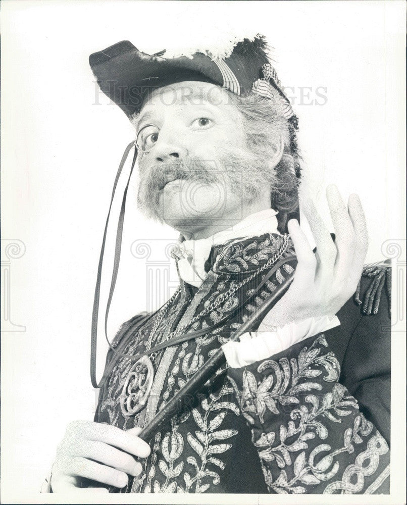 1981 Actor John Meredith in A Gilbert and Sullivan Evening Press Photo - Historic Images