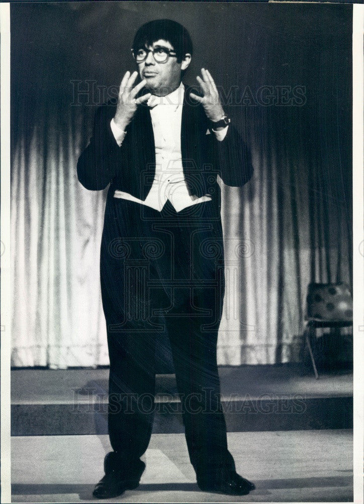 1980 Argentine Comedian Tato Bores Press Photo - Historic Images