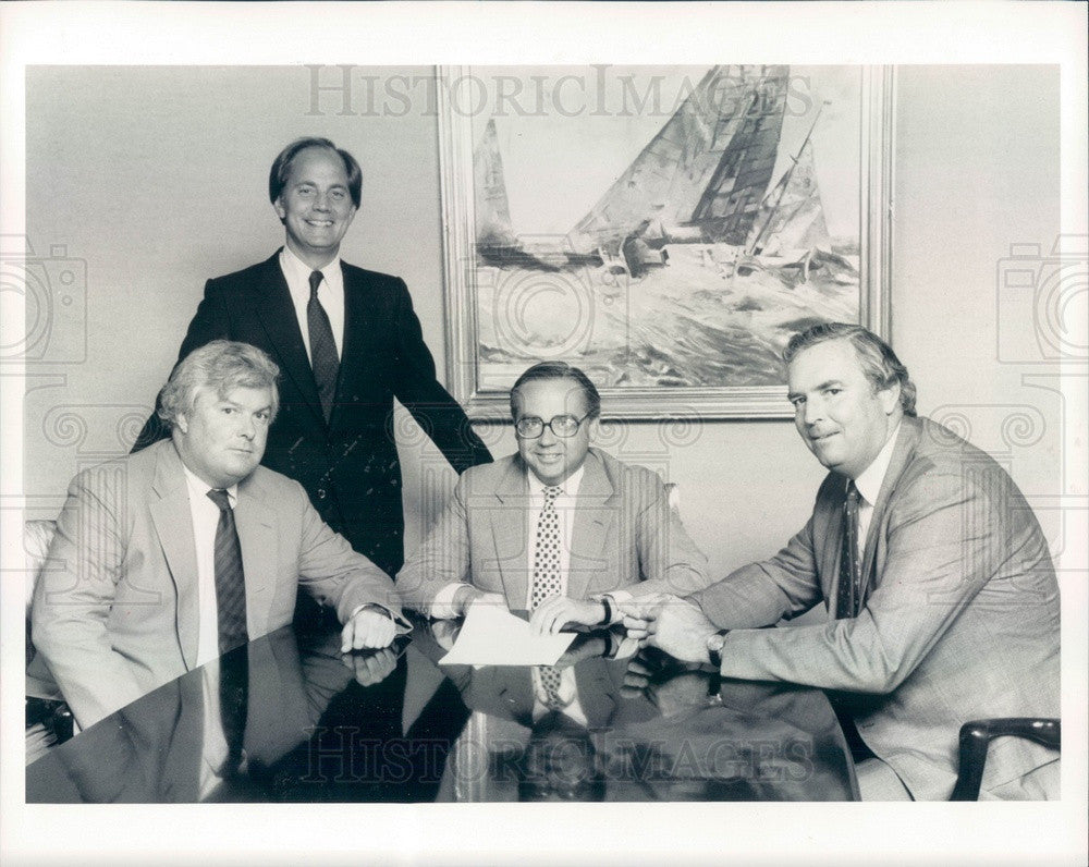 Undated Weston, MA Steinway Musical Properties Execs John Birmingham Press Photo - Historic Images