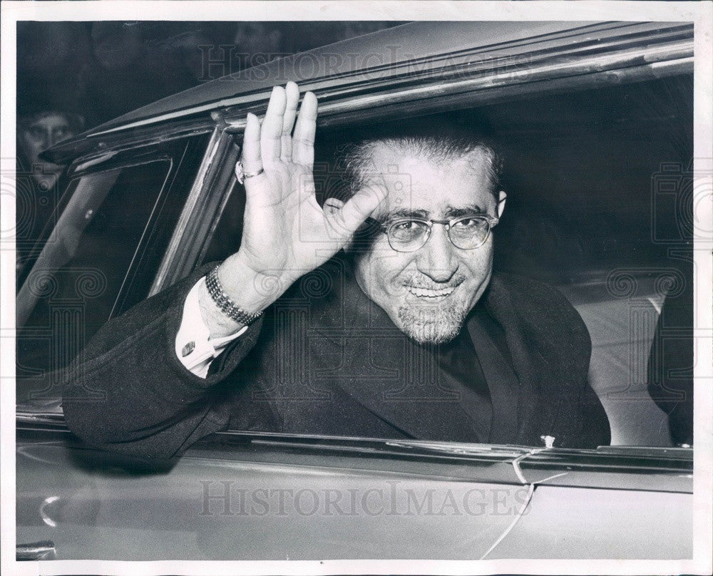 1959 Armenian Archbishop Sion Manoogian of New York in Boston Press Photo - Historic Images