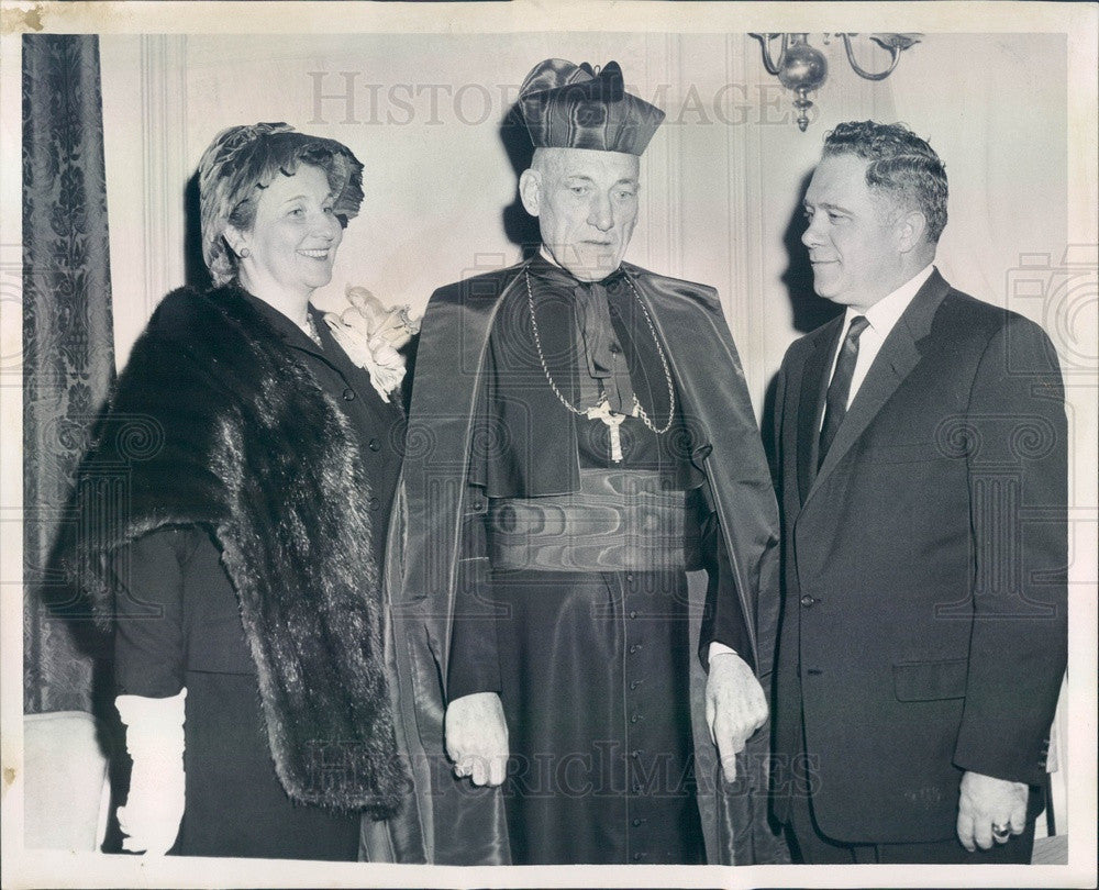 1960 Boston Archbishop Richard Cardinal Cushing, George McGrath Press Photo - Historic Images