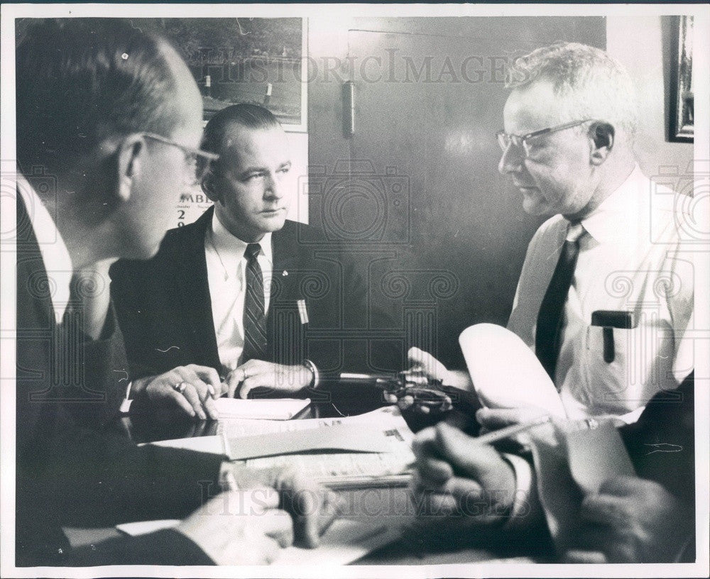 1959 Woburn, MA Police Chief Thomas Maguire Press Photo - Historic Images