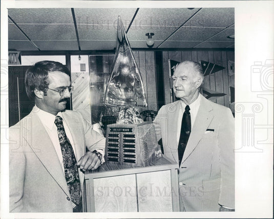 1977 Clearwater, FL Yacht Club Commodore Spencer Scheideman Press Photo - Historic Images