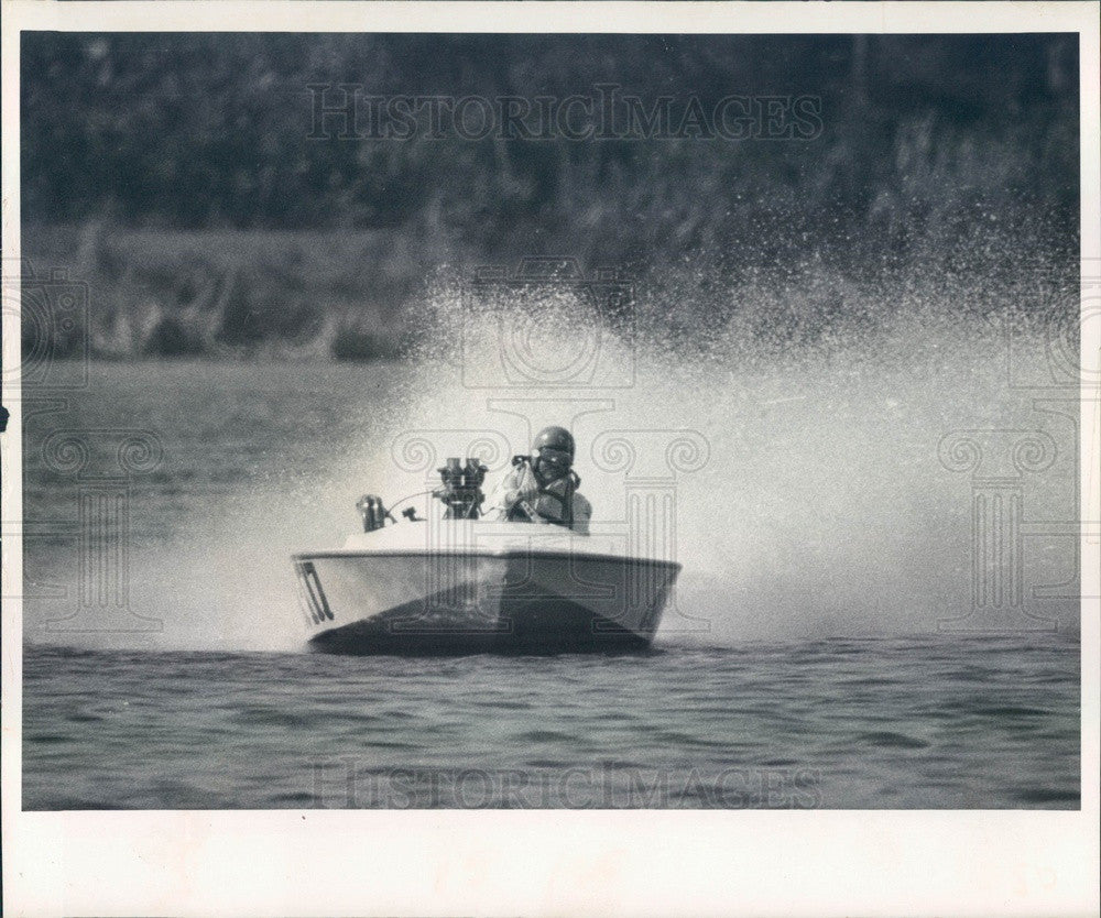 1975 St. Petersburg FL Southland Regatta, Hydroplane Boat Carol Lynn Press Photo - Historic Images