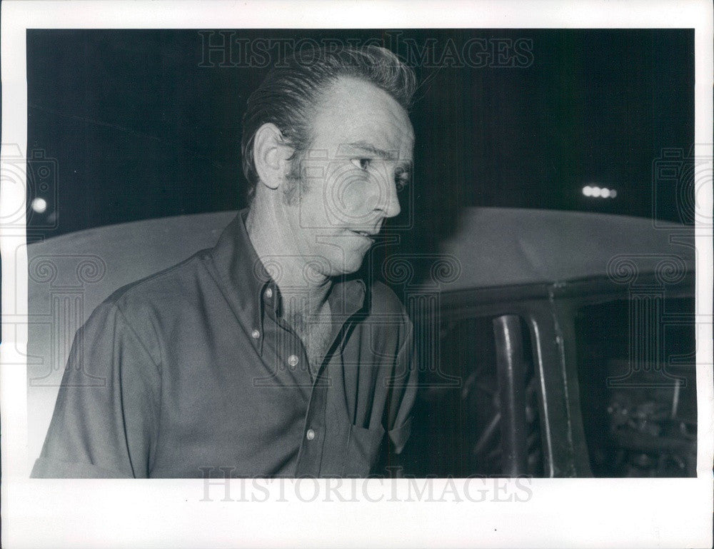 1972 Pinellas Park, Florida Figure 8 Auto Racer Tom Brown Press Photo - Historic Images