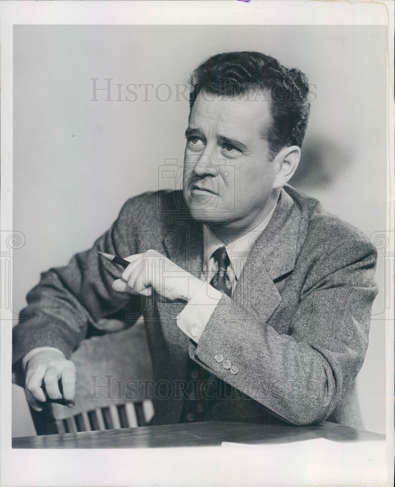 1941 Boxing Press Agent Robert Evans Press Photo - Historic Images