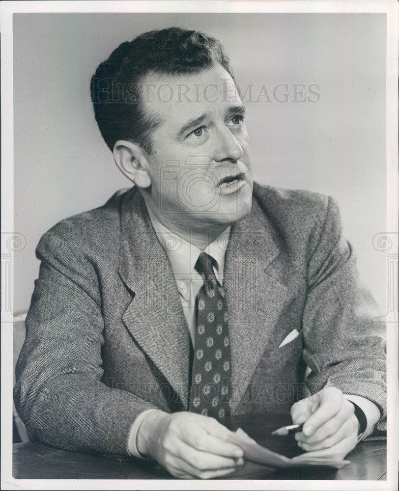 1941 Boxing Press Agent Robert Evans Press Photo - Historic Images