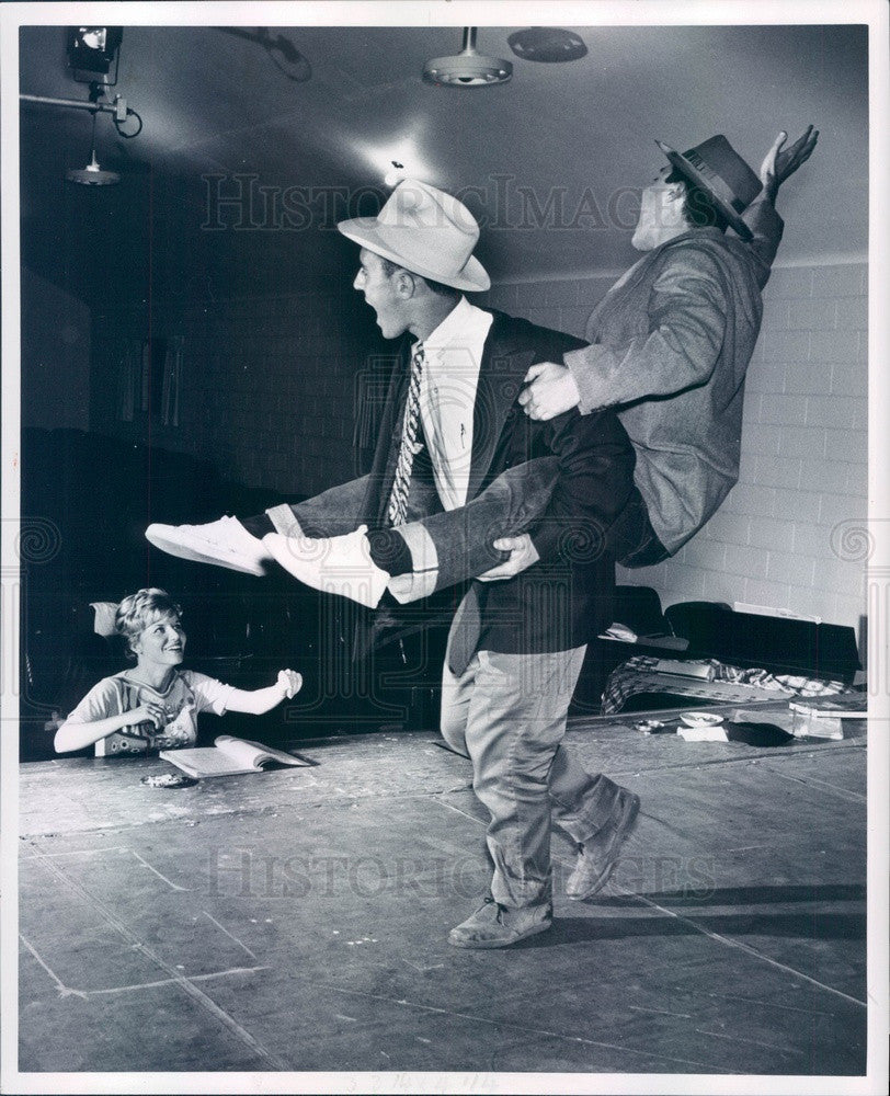 1962 Detroit, Michigan Theater Director Nancy Engel, John Viciclt Press Photo - Historic Images