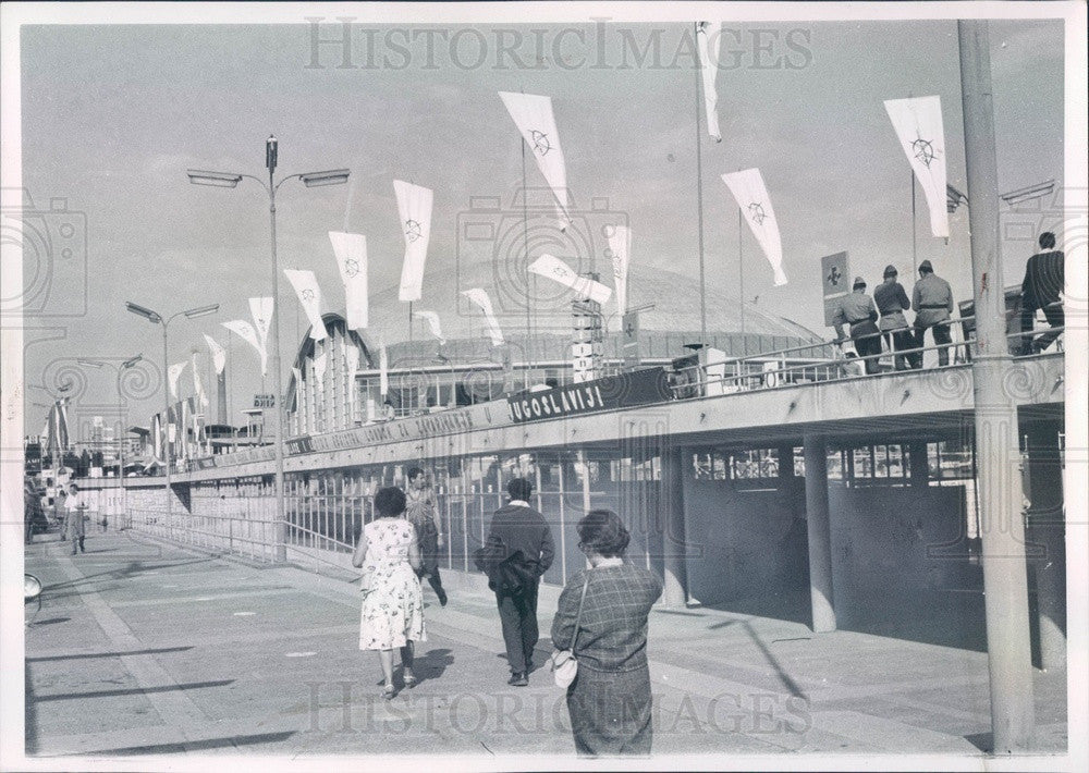 1963 Belgium, Belgrade Technical Fair Press Photo - Historic Images