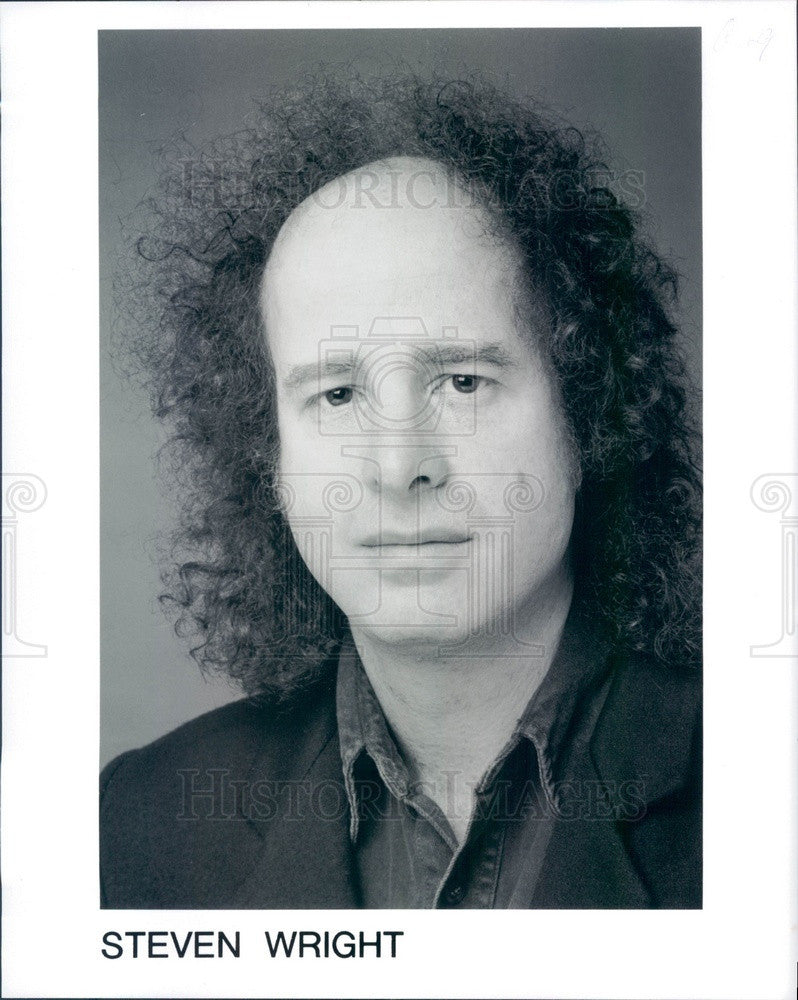 Undated Oscar Winning American Comedian, Actor, Writer Steven Wright Press Photo - Historic Images