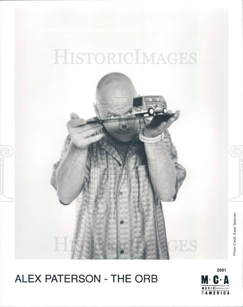 2001 British Musician Alex Paterson, Co-Founder of The Orb Press Photo - Historic Images