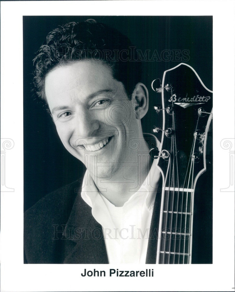 Undated American Jazz Guitarist, Singer, Songwriter John Pizzarelli Press Photo - Historic Images