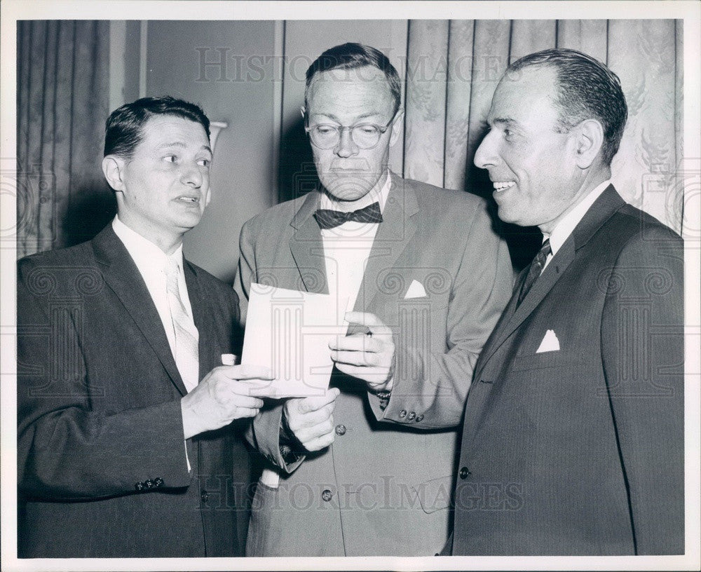 1959 Boston, MA Jewish Vocational Service President Solomon Stern Press Photo - Historic Images