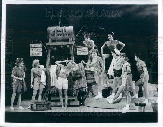 1988 Actress Rebecca Andrew & Cast of South Pacific Press Photo - Historic Images