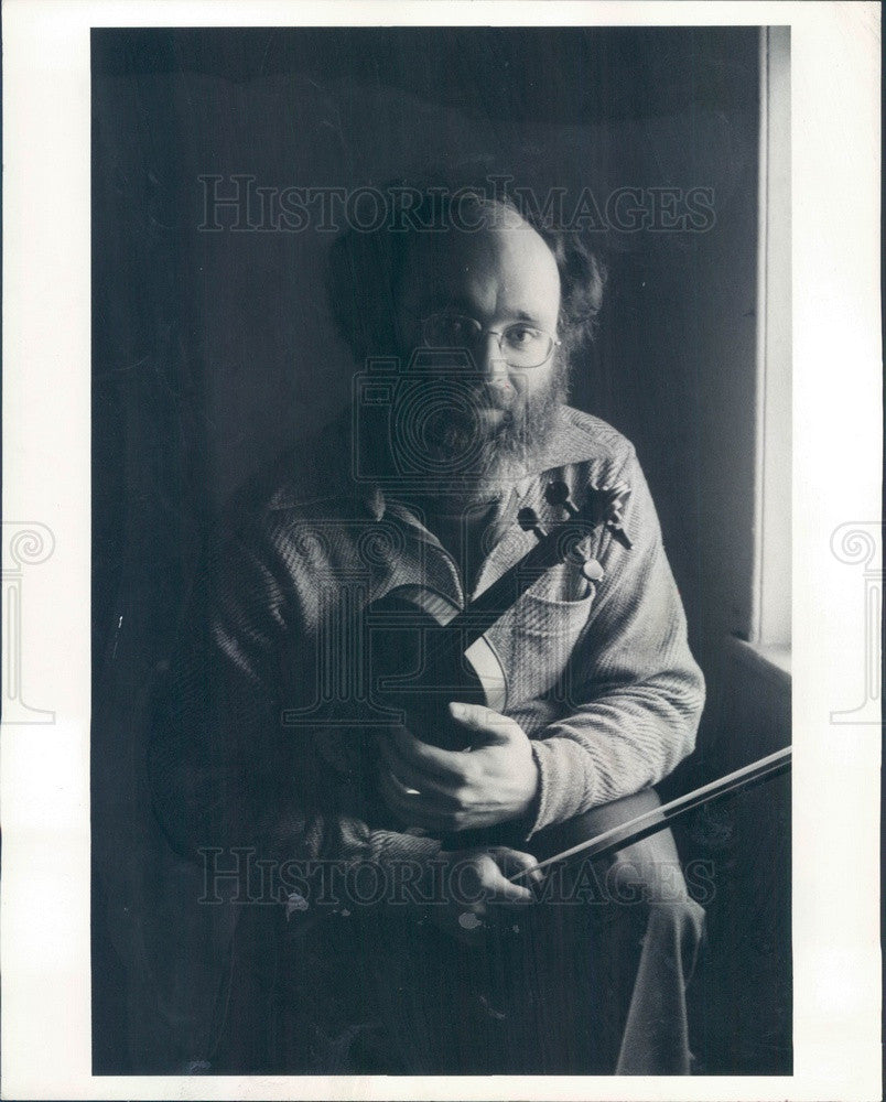 1977 Violinist Daniel Stepner Press Photo - Historic Images