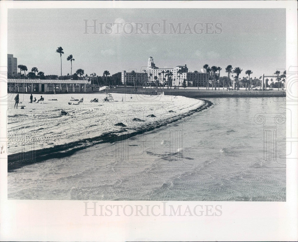 1975 St. Petersburg, Florida Spa Beach Press Photo - Historic Images