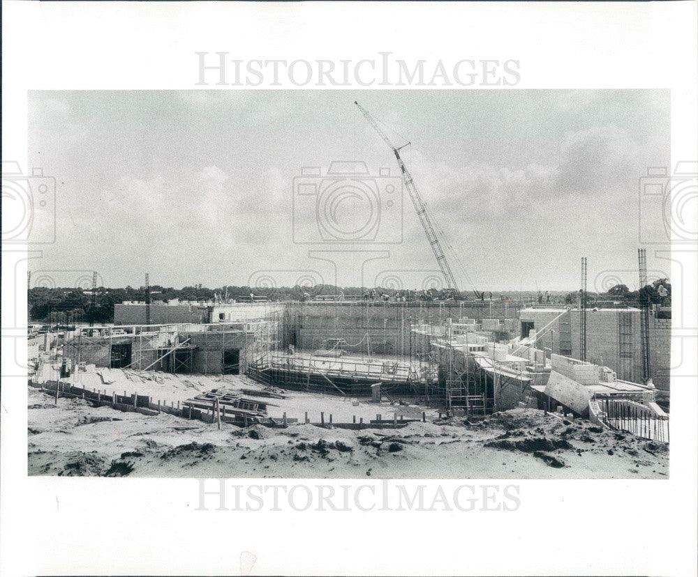 1982 Clearwater, FL Performing Arts Center and Theater Construction Press Photo - Historic Images