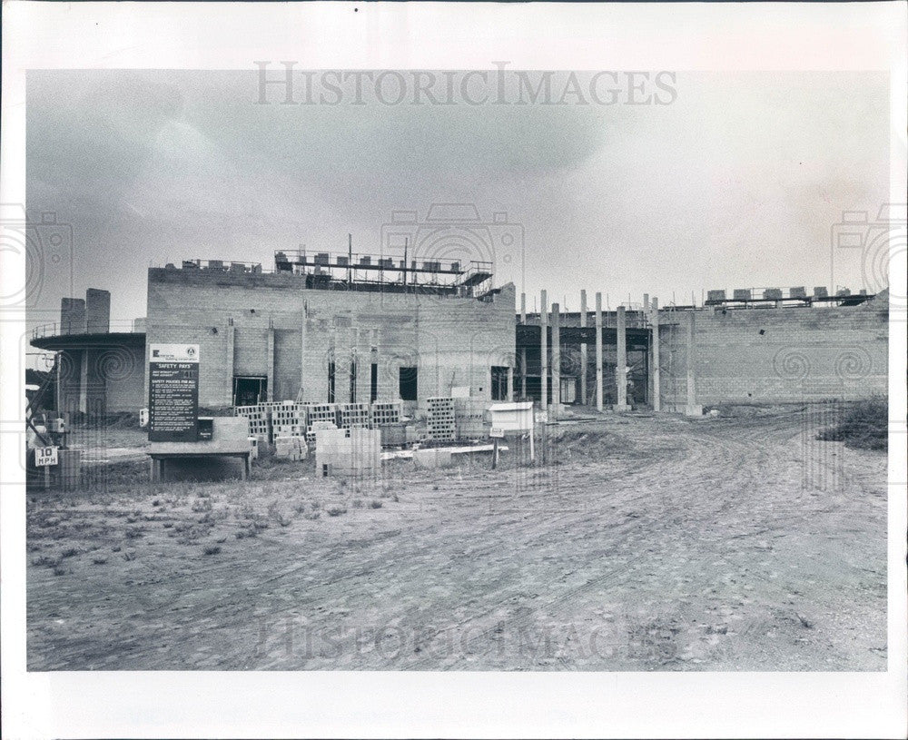 1982 Clearwater, FL Performing Arts Center and Theater Construction Press Photo - Historic Images