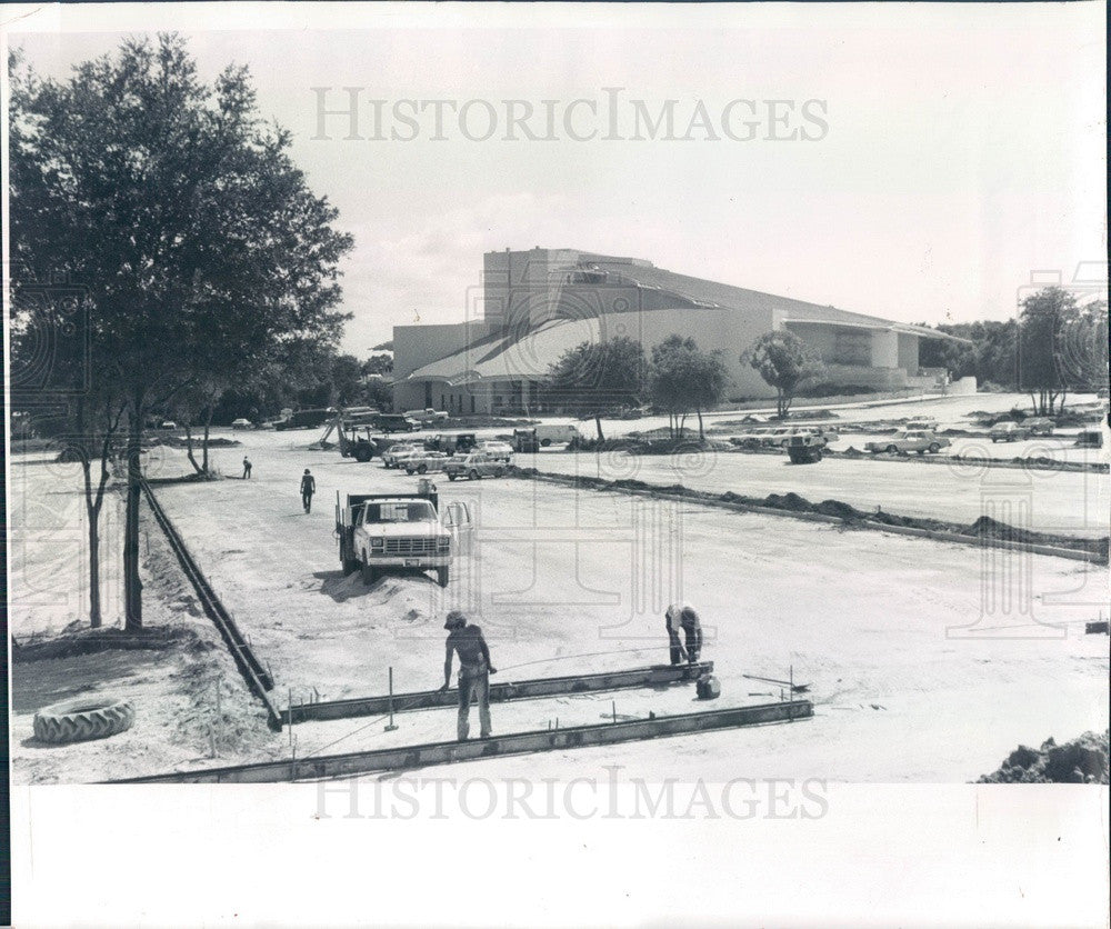 1983 Clearwater, FL Performing Arts Center and Theater Construction Press Photo - Historic Images