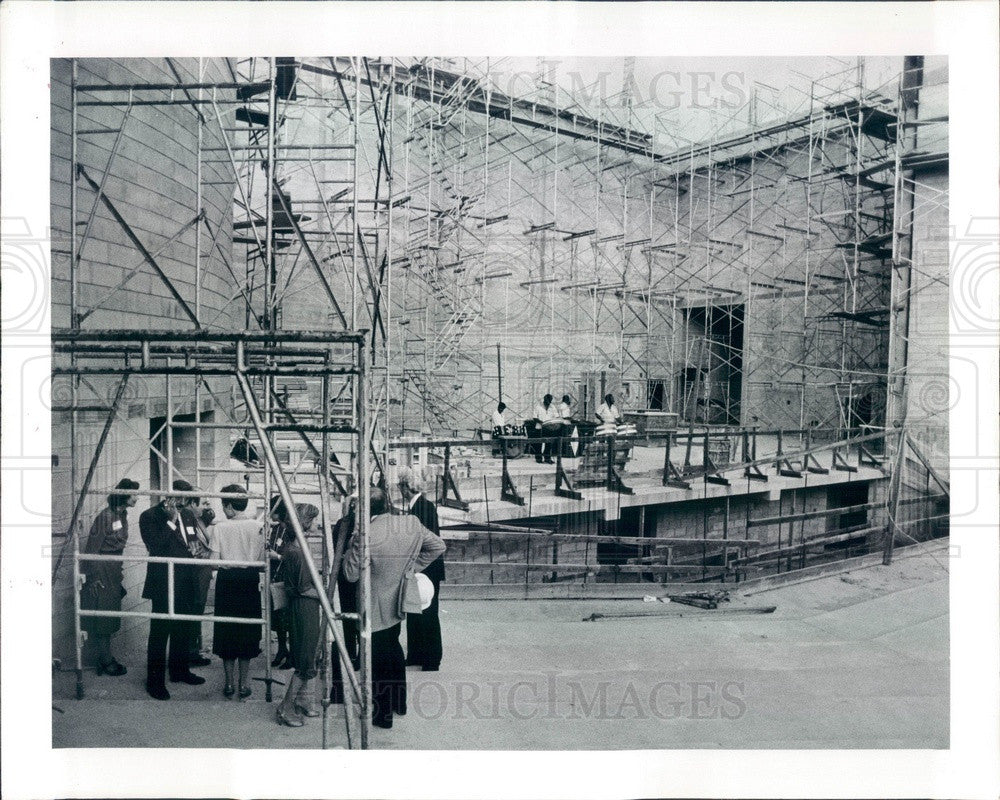 1982 Clearwater, FL Performing Arts Center and Theater Construction Press Photo - Historic Images